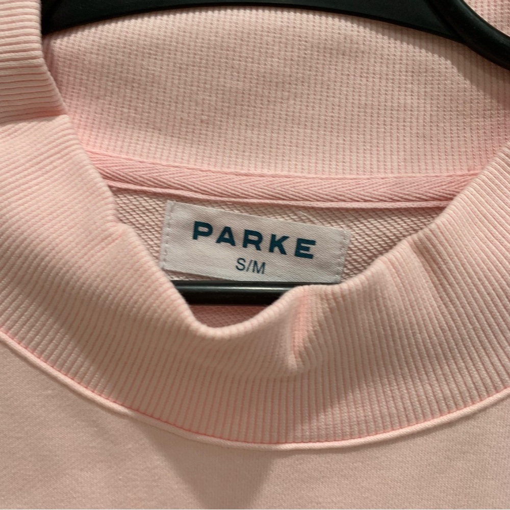 Parke Pink Cowl-Neck Sweatshirt - Picture 5 of 6